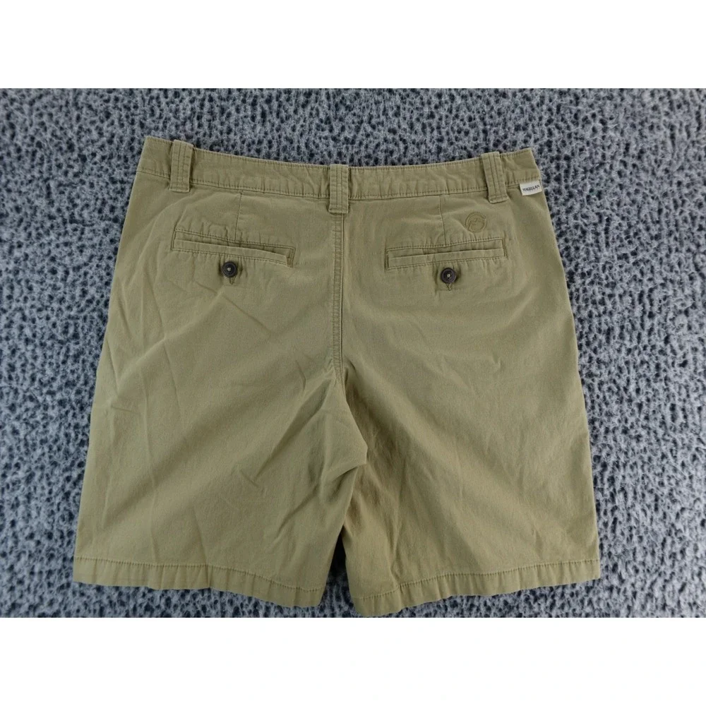 Magellan Outdoors Mens Khaki Chino‎ Shorts Size 33W Flat Front Casual